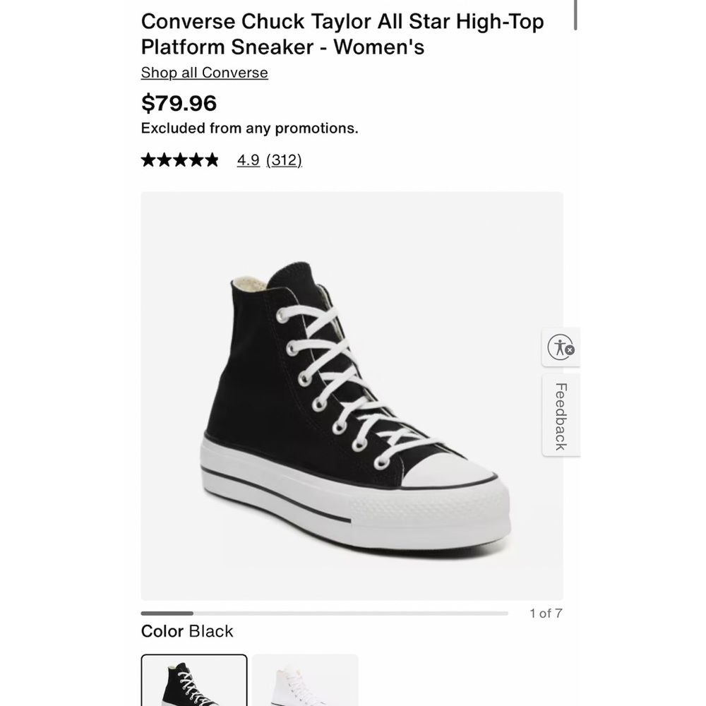 Converse Chuck Taylor All Star High-Top Platform Sneaker - Women's